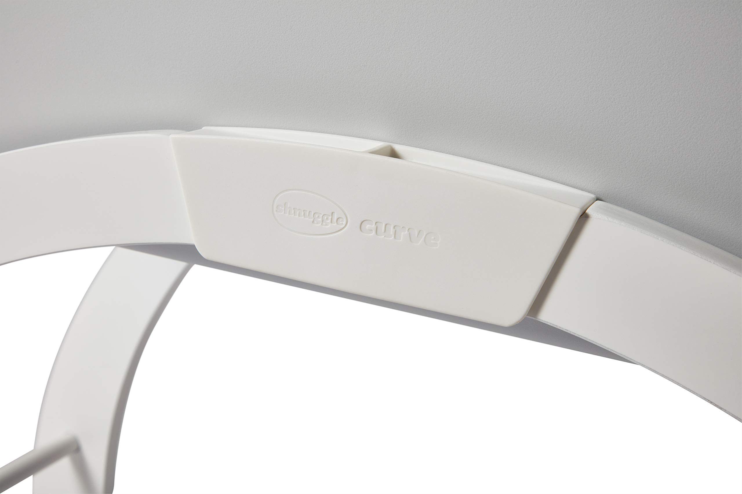 White Shnuggle - Moisés ajustable curvado para bebé