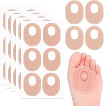 Aster 30 Pack Corn Pads for Bottom of Foot, Soft Felt Oval Shape Callus Cushion, Adhesive Foot Callus Pads for Men and Women, Self Stick Callus Corn Pad to Relief Pain from Calluses, Corns, Blisters