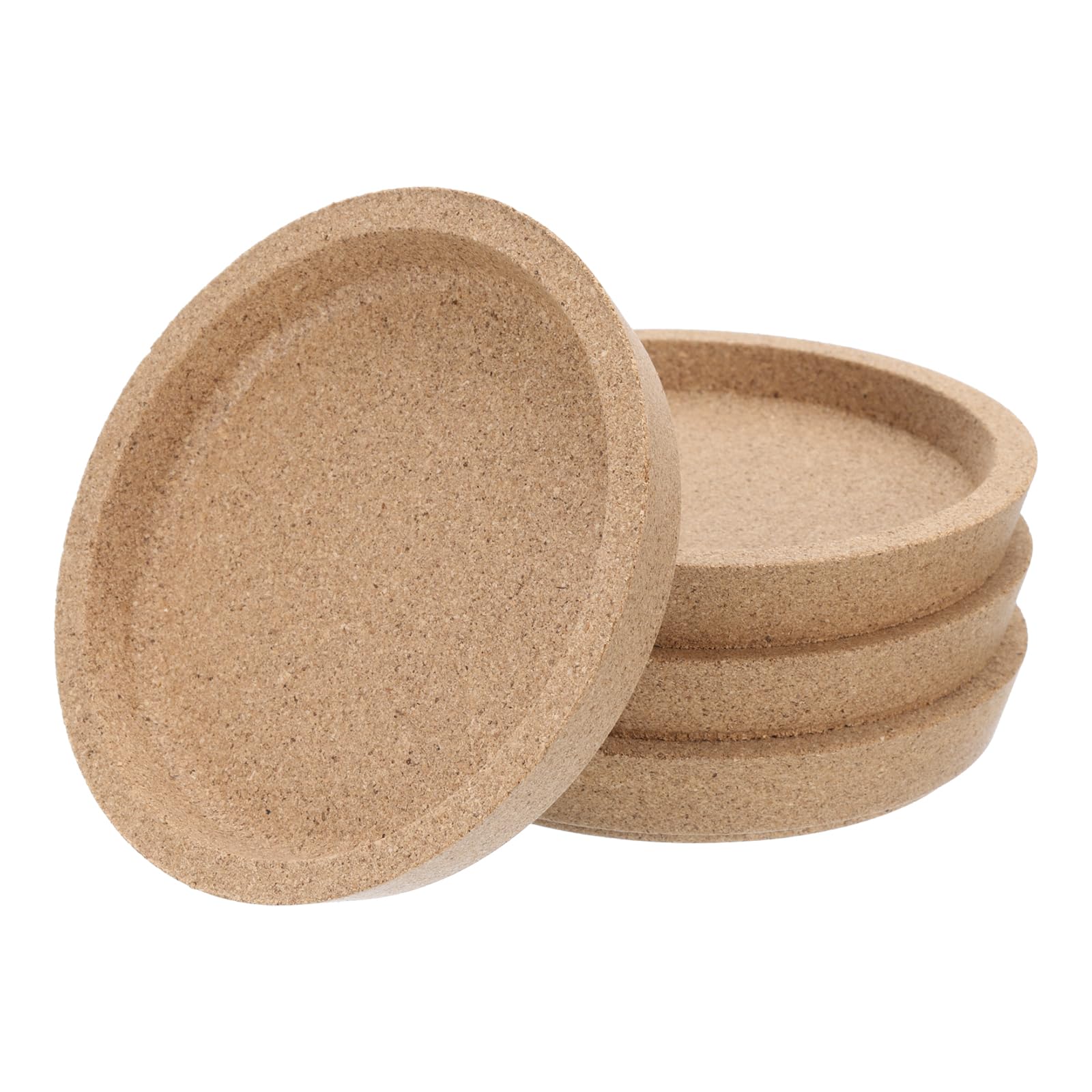 Dessous de verre avec rebord en liège naturel réutilisable de 10cm pour protéger vos meubles