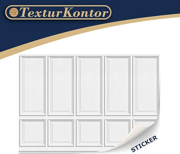 Lot de 3 feuilles de revêtement mural autocollant pour maison de poupée - Échelle 1:12 (mur en bois Renaissance) - 3
