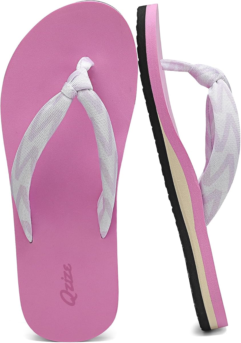 Flip Flops for Women Yoga Mat Arch Support Summer Beach Thong Sandals | Flexible, Soft Cushioning,Comfort, Quick-Dry, Lightweight Support, Beach, Pool, Shower and Travel