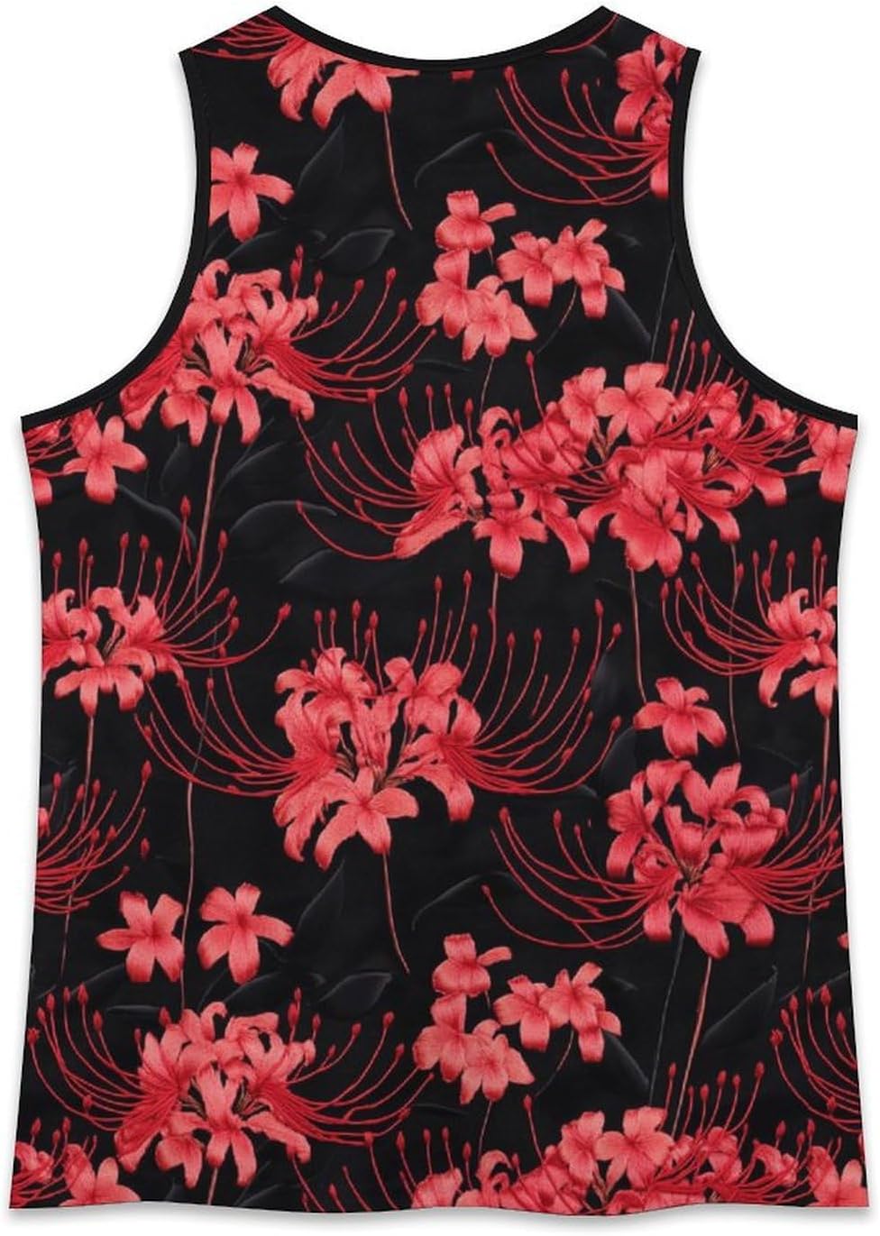 Floral Tank Tops for Women Crew Neck Casual Plus Size Summer Womens Sleeveless Tops image 4
