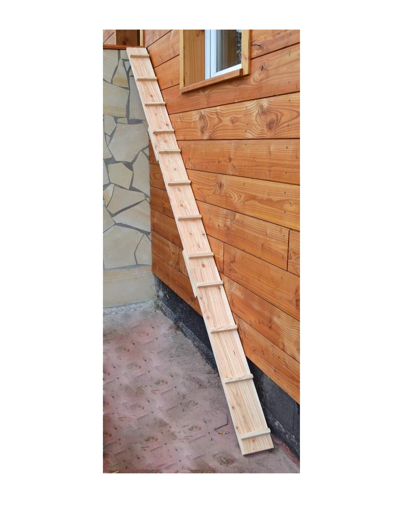Katzentreppe Katzenleiter Katzenstufe für Balkon, Treppe etc.| 1 bis 7 m (3 m)