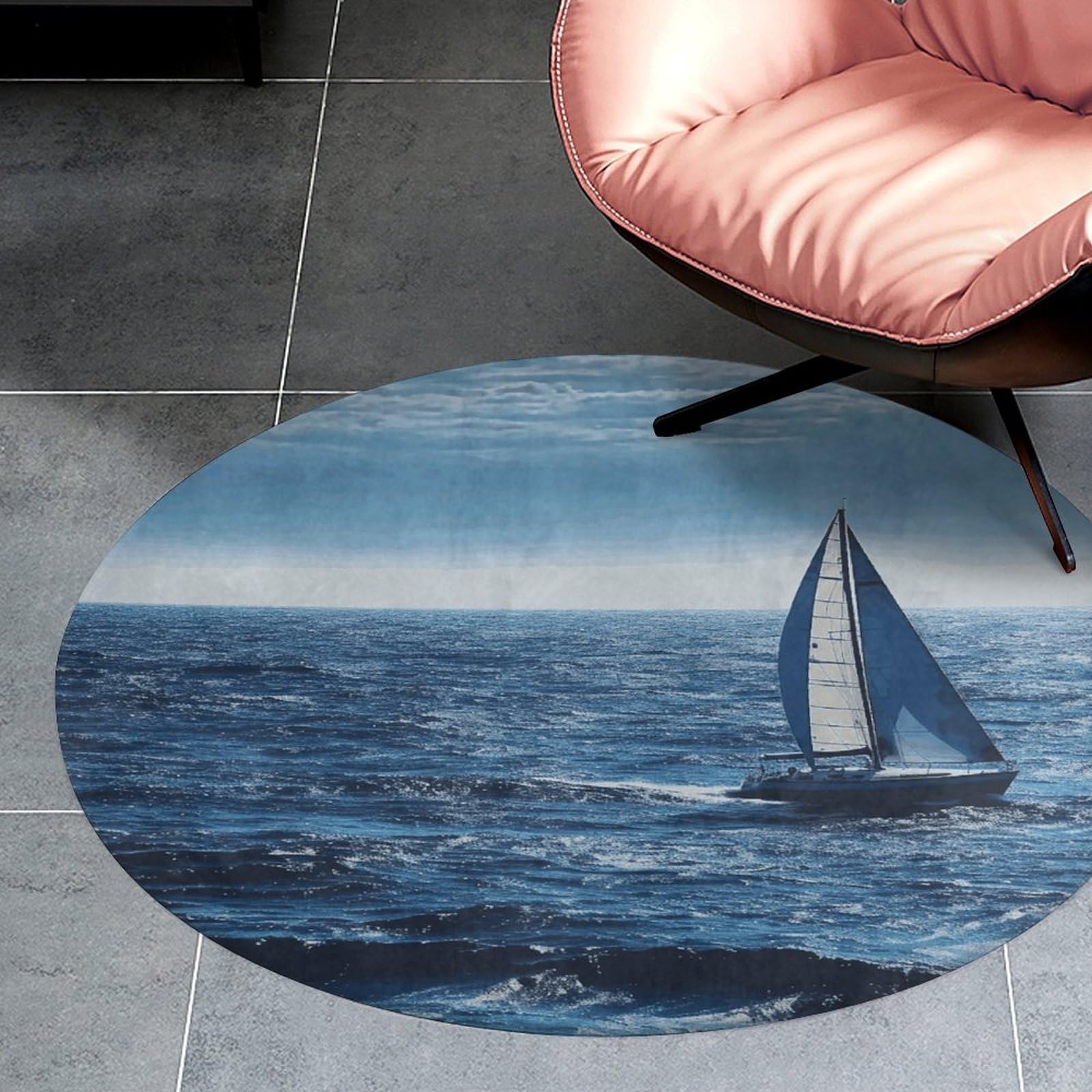Tapis de salle de bain en peluche de 0,9 m pour une ambiance spa à la maison