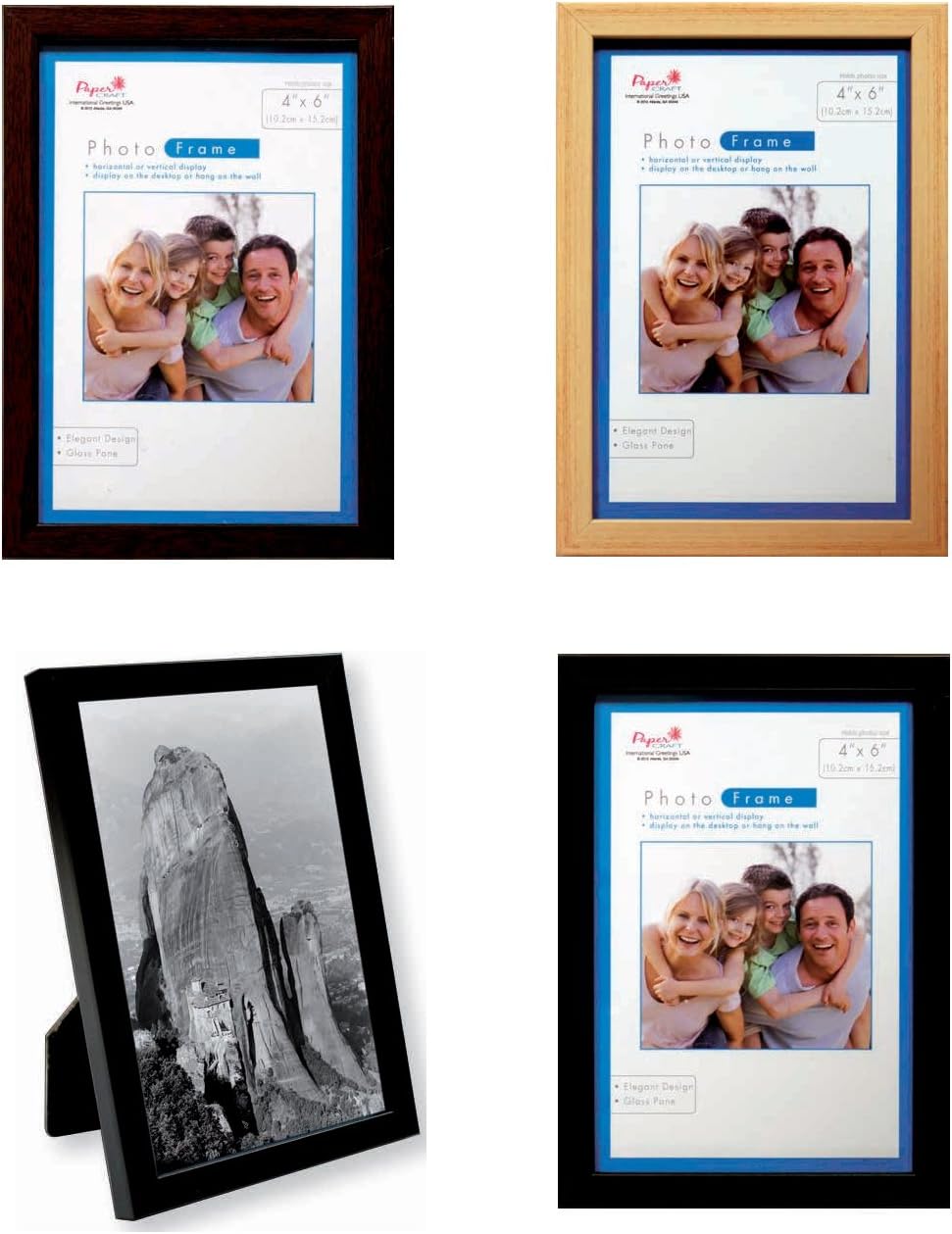 Amazon.co.jp 3パックフォトフレームセット、フォトギャラリー、メモリアルフォトフレーム。3パック画像フレーム3 Assorted