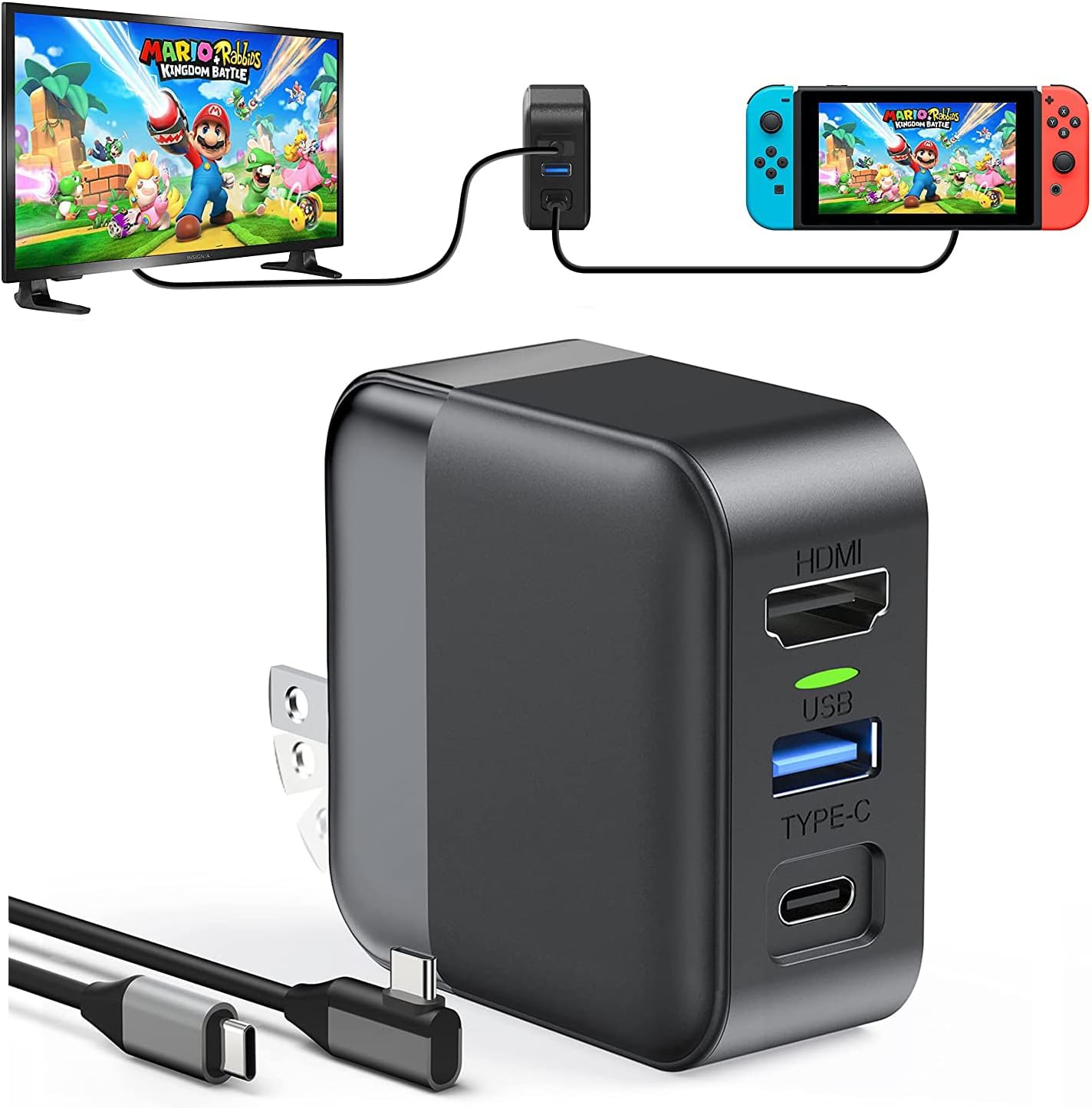 RREAKA Switch Dock Charger Adapter for OLED Switch