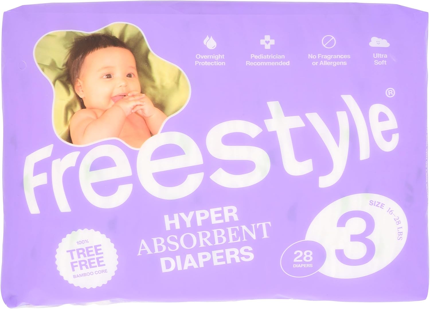 Freestyle Diapers Size 3 Freestyle Diaper, 28 CT