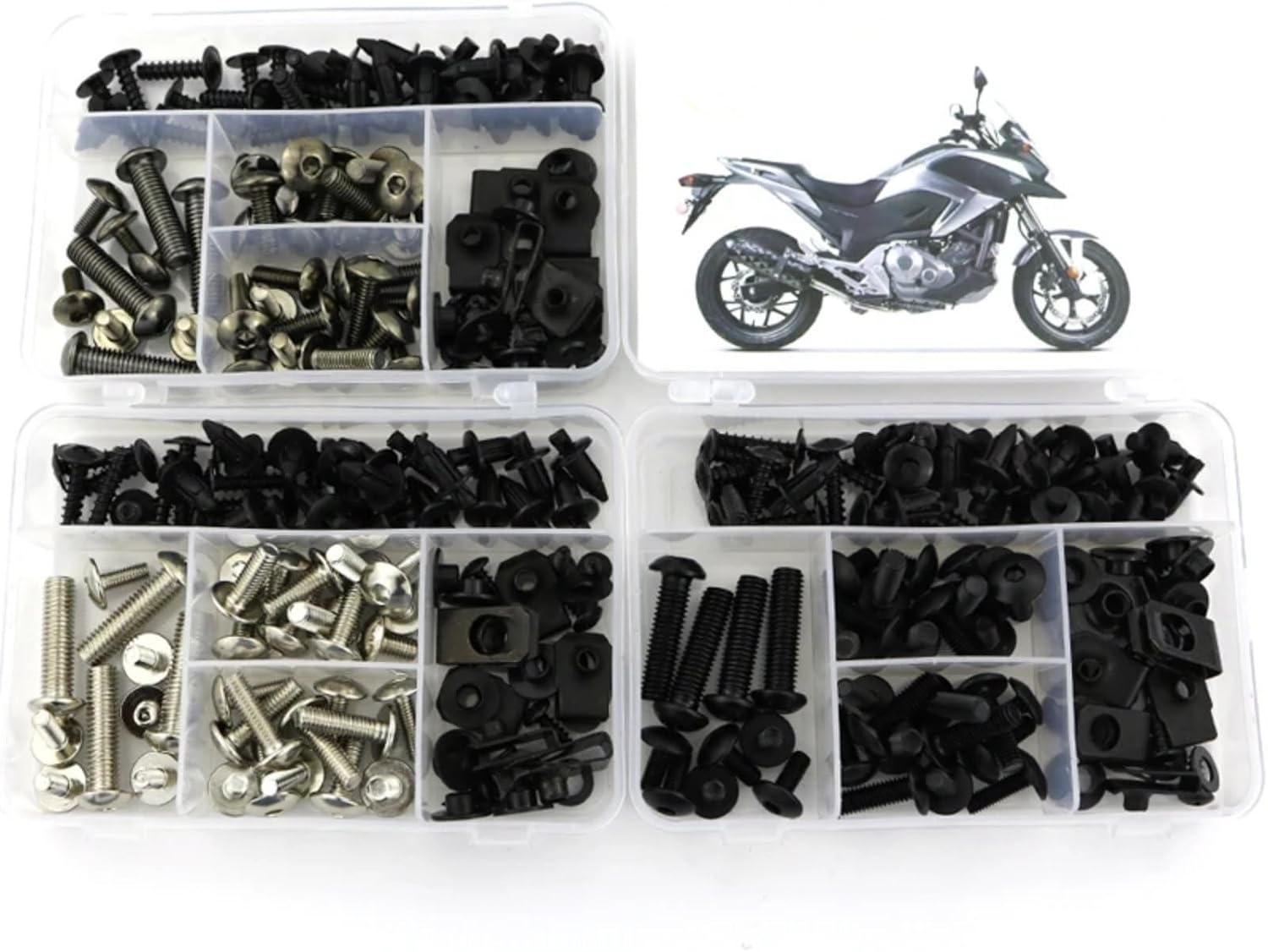 アクリポイント GSX1100Sカタナ用 クリアスクリーン 黒モール付 アクリ