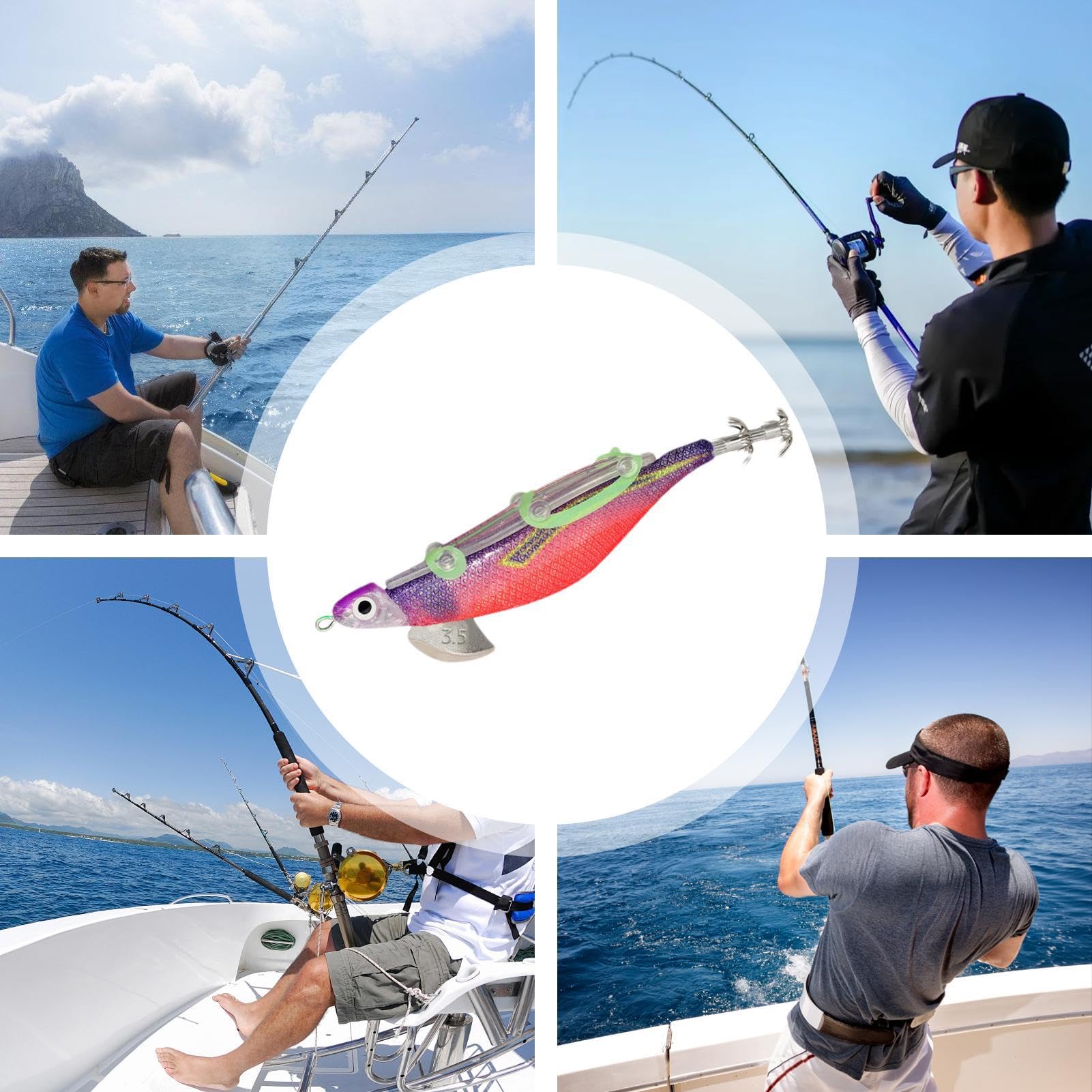 Huyath Gabarit Phosphorescent Pour Calamar – Manchon De