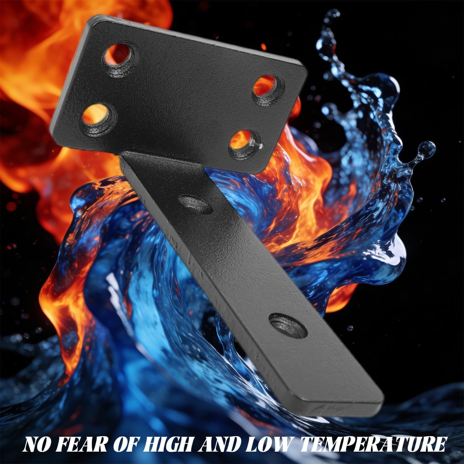 200kg Bearing Capacity Suspended Tripod Brackets Wall Shelf Support Hidden Wall Fixed Partition Storage Rack Shelves ﻿ (1Set Large-3.5x15x6.5cm)