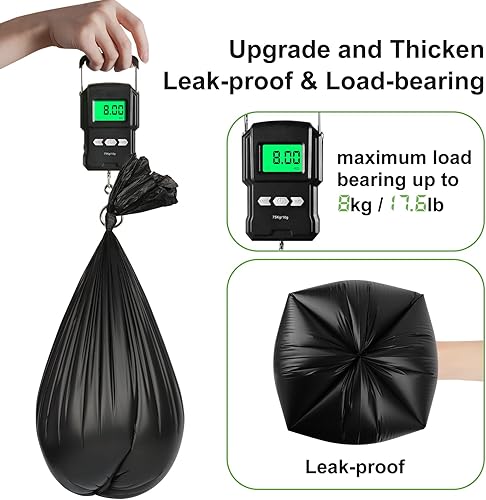 Miniatura 4 de 80 bolsas de inodoro portátiles, bolsas de inodoro para camping, bolsas compostables de 5 a 8 galones, bolsas de inodoro biodegradables para asiento