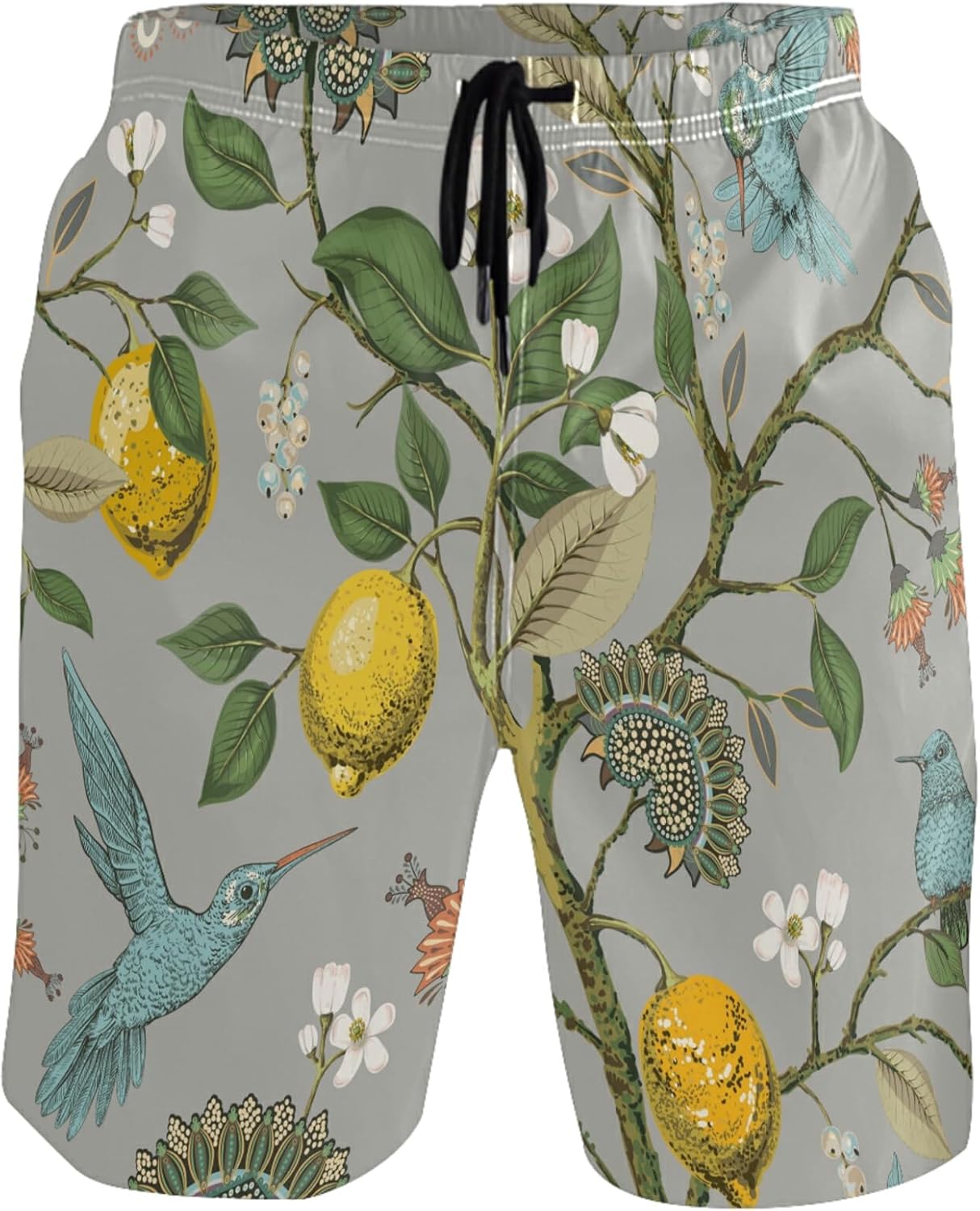 visesunny Stylish Summer Swim Trunks Men's Quick Dry Board Shorts Bathing Suit with Pockets for Men Boyfriends Youth