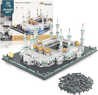 Masjid Al Haram Building Blocks Set - 2000+ Pcs Perfect Eid Gifts for Kids - Grand Mosque of Mecca Islamic gifts for Kids