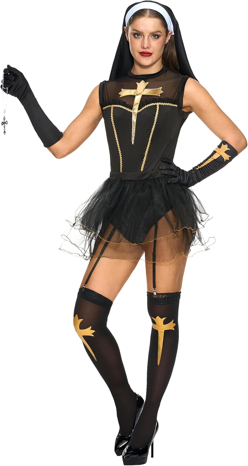 Spooktacular Creations Women Nun Costume, Nun Outfit Women, Halloween Costumes for Women Adult 2025
