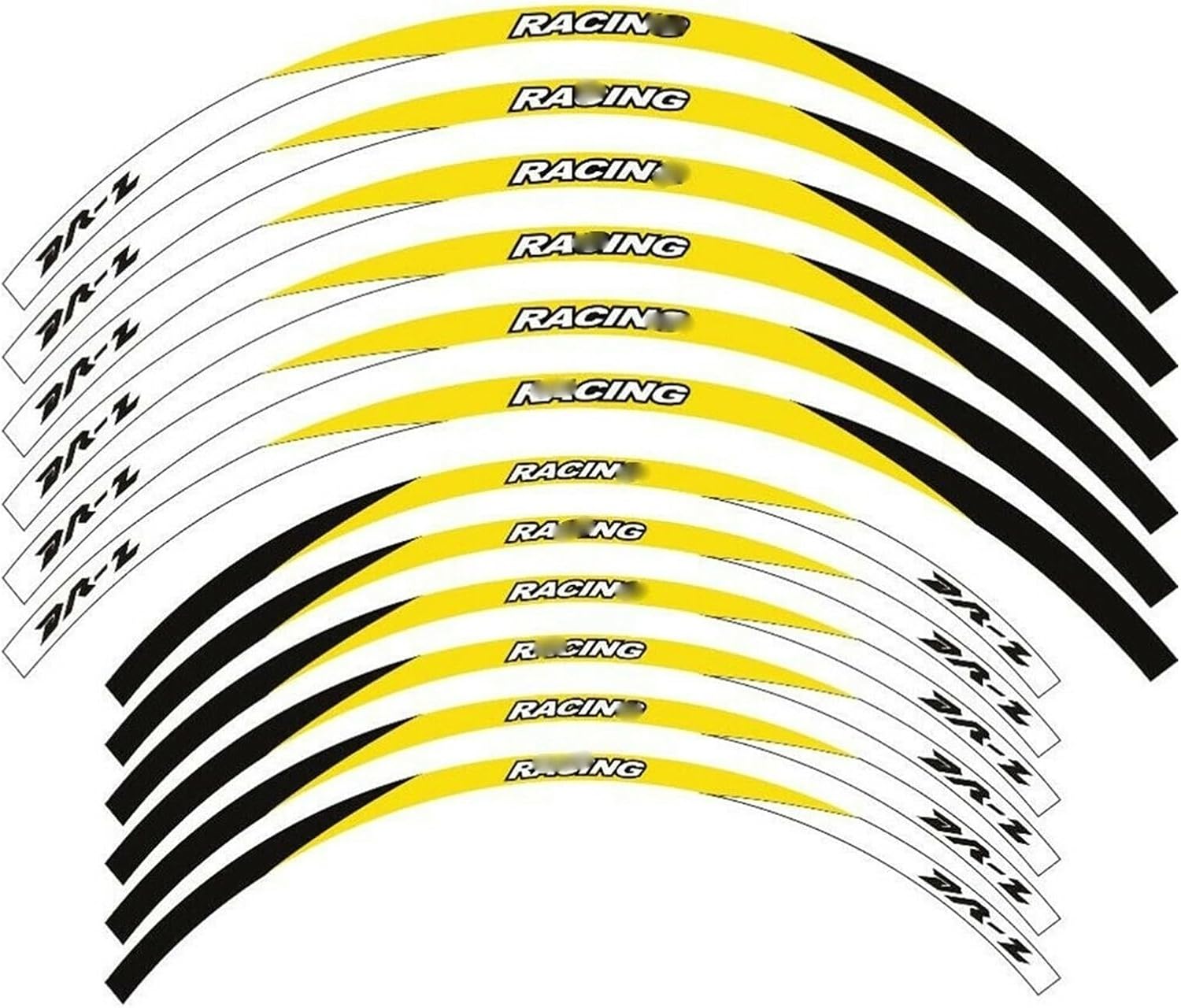 for S&uzuki for DRZ for DR Z 400 400S 400E for DRZ400 DRZ400S DRZ400E Motorcycle Stickers Rim Decals Wheel Hub Reflective Stripe(6)