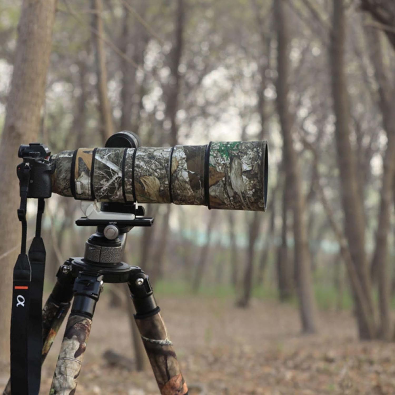 ROLANPRO Waterproof Lens Camouflage Cover for Nikon Z 800mm f6.3 VR S Lens Raincover Protective Sleeve Case Clothing #27 JungleA