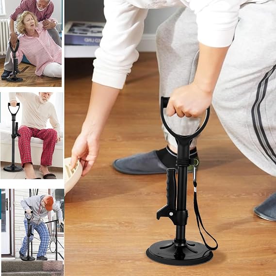 Stand Assist Aid for Elderly,Devices to Lift Elderly Off Floor,Mobility Aids & Equipment,Floor Lift for Elderly Falls,Stair Helper for Elderly with 2 Handles,Stand Assist Devices