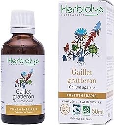 Herbiolys | Extrait De Plantes Fraîches Bio | Gaillet gratteron (Galium aparine) | Circulation & Détox | Phytothérapie Bio | 50 ml
