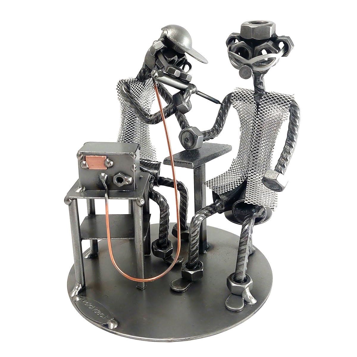 TATOO - TATUATORE IN METALLO CON VITI BULLONI CHIODI DI METAL IDEA - IDEA REGALO ORIGINALE - 100% ARTIGIANALE - MADE IN ITALY - PERSONALIZZABILE