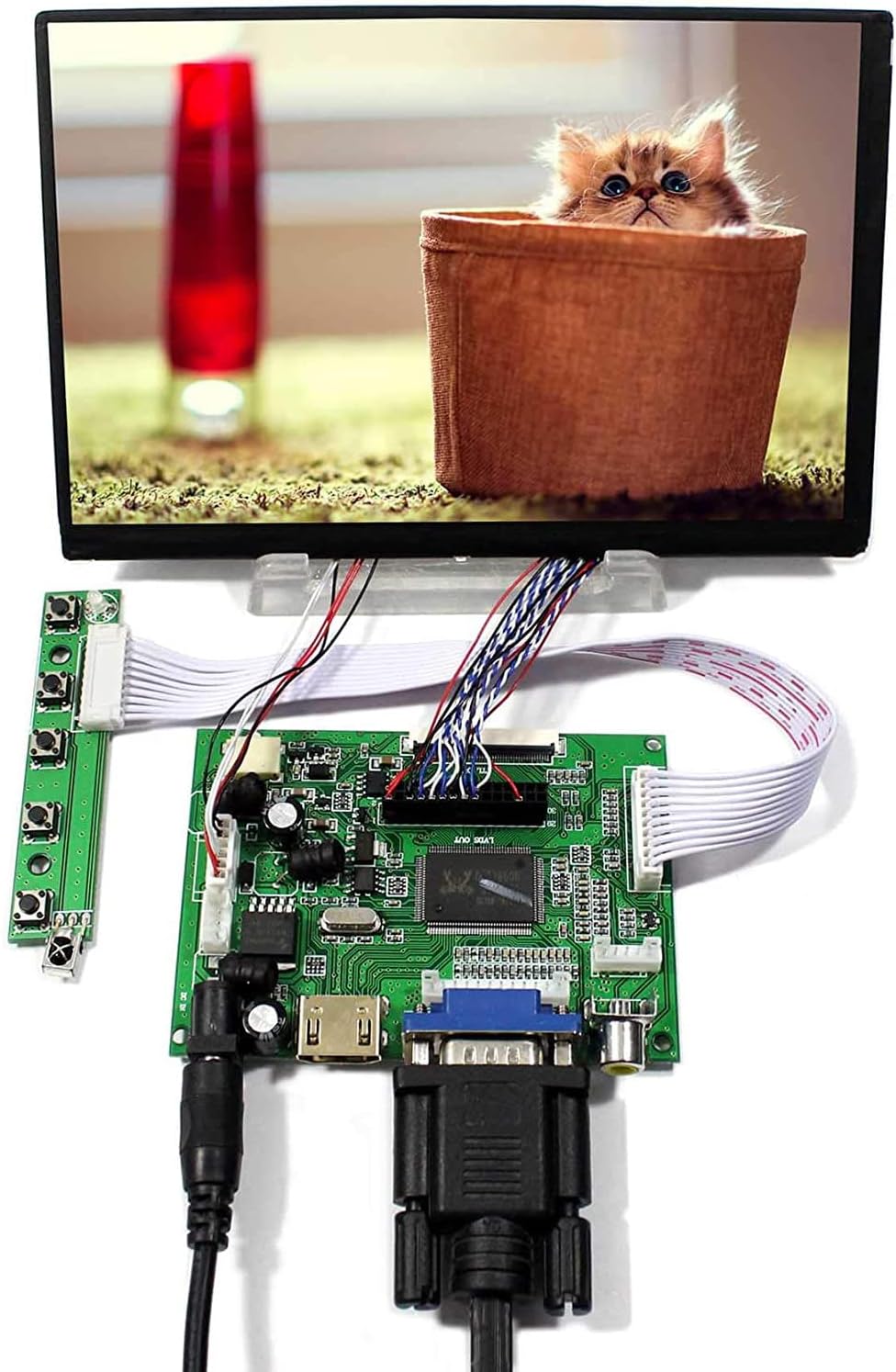 Carte contrôleur LCD USB HD VGA AV 7 pouces N070ICG 1280X800 IPS écran LCD