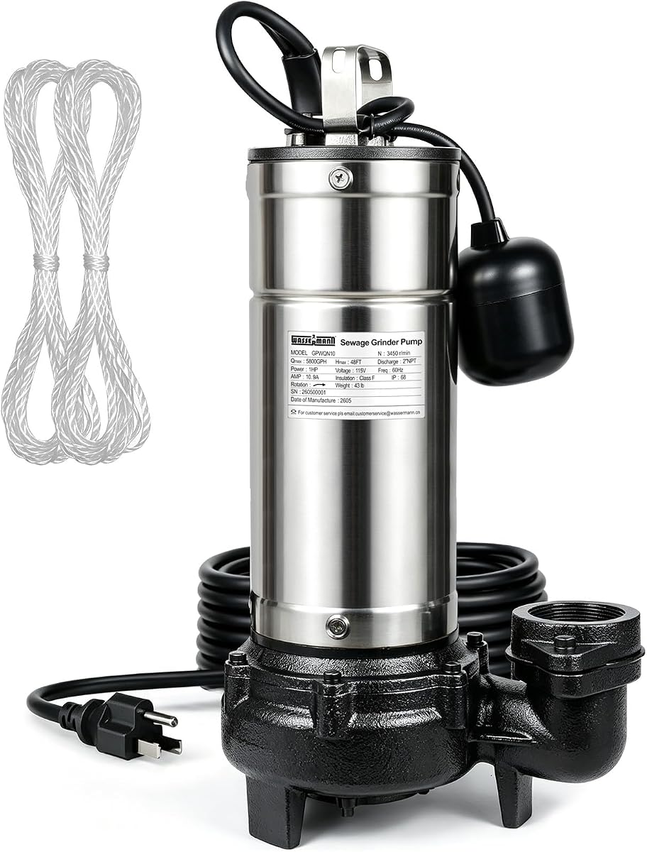 1 HP Residential Sewage Grinder Pump