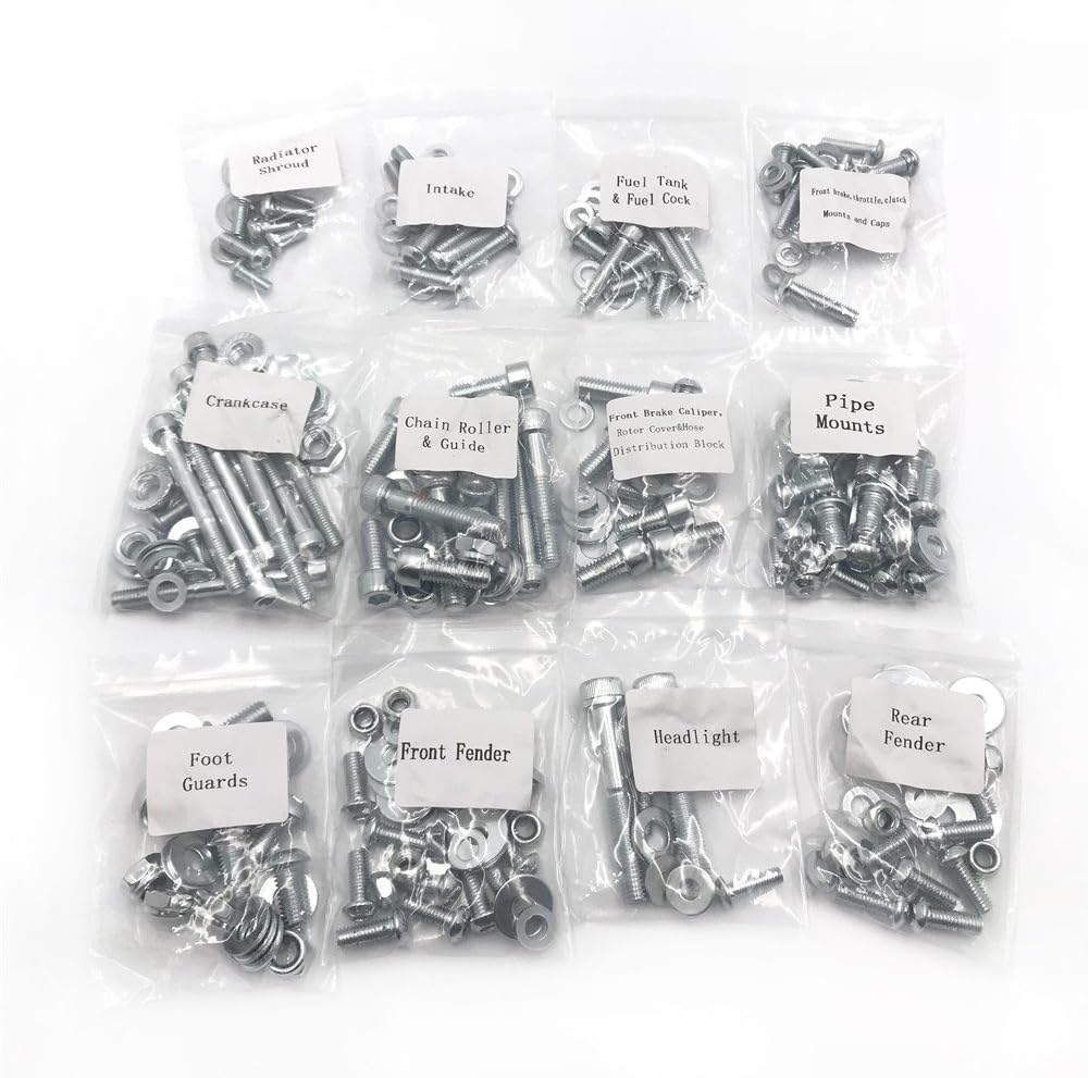 Amаzіng 🔥 AfterMokit Replacement 632 Pieces ATV Bolts Kit for Yamaha Banshee 350 YFZ350 1987-2006 Zinc Coated Hоttеѕt Sаlеѕ AfterMokit Replacement 632 Pieces ATV Bolts Kit for Yamaha Banshee 350 YFZ350 1987-2006 Zinc Coated