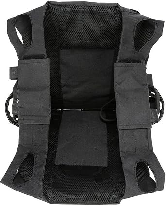 Vest Adjustable Durable for Outdoor Activity Black