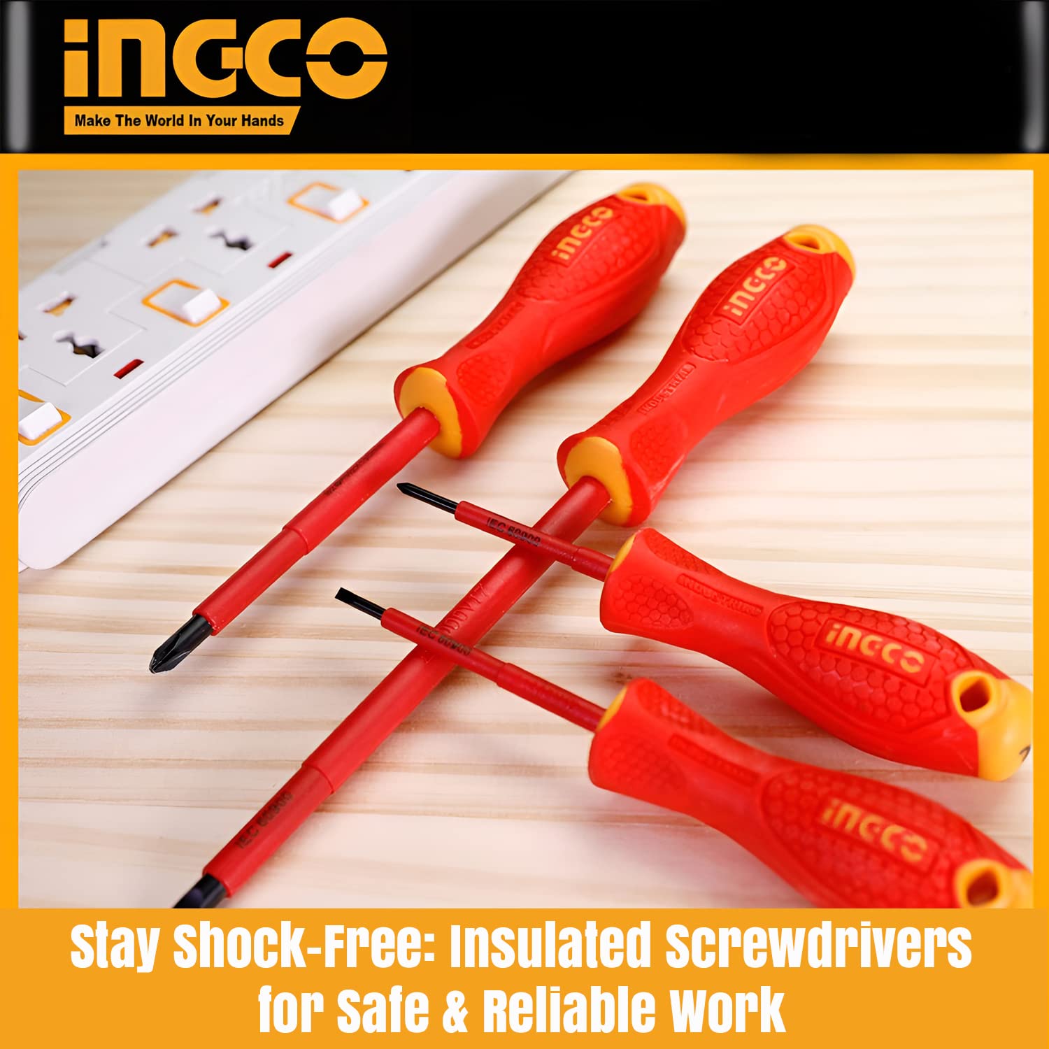 INGCO HISD815125 Insulated screwdriver 2
