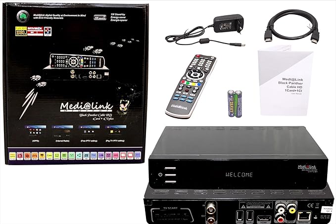 Kabel Receiver Mit Aufnahmefunktion Mit Integrierter Festplatte Medialink Kabelreceiver mit Aufnahmefunktion, CI, CX, VFD für Kabel