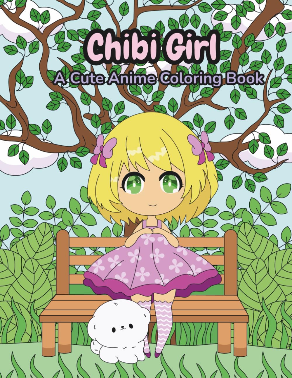 Chibi Girl: A Cute Anime Girl Coloring Adventure for Relaxation and Fun!