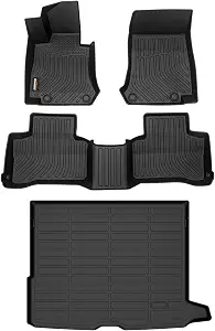 Binmotor TPE Floor Mats and Cargo Liner Set for Mercedes-Benz GLC (2016–2022)