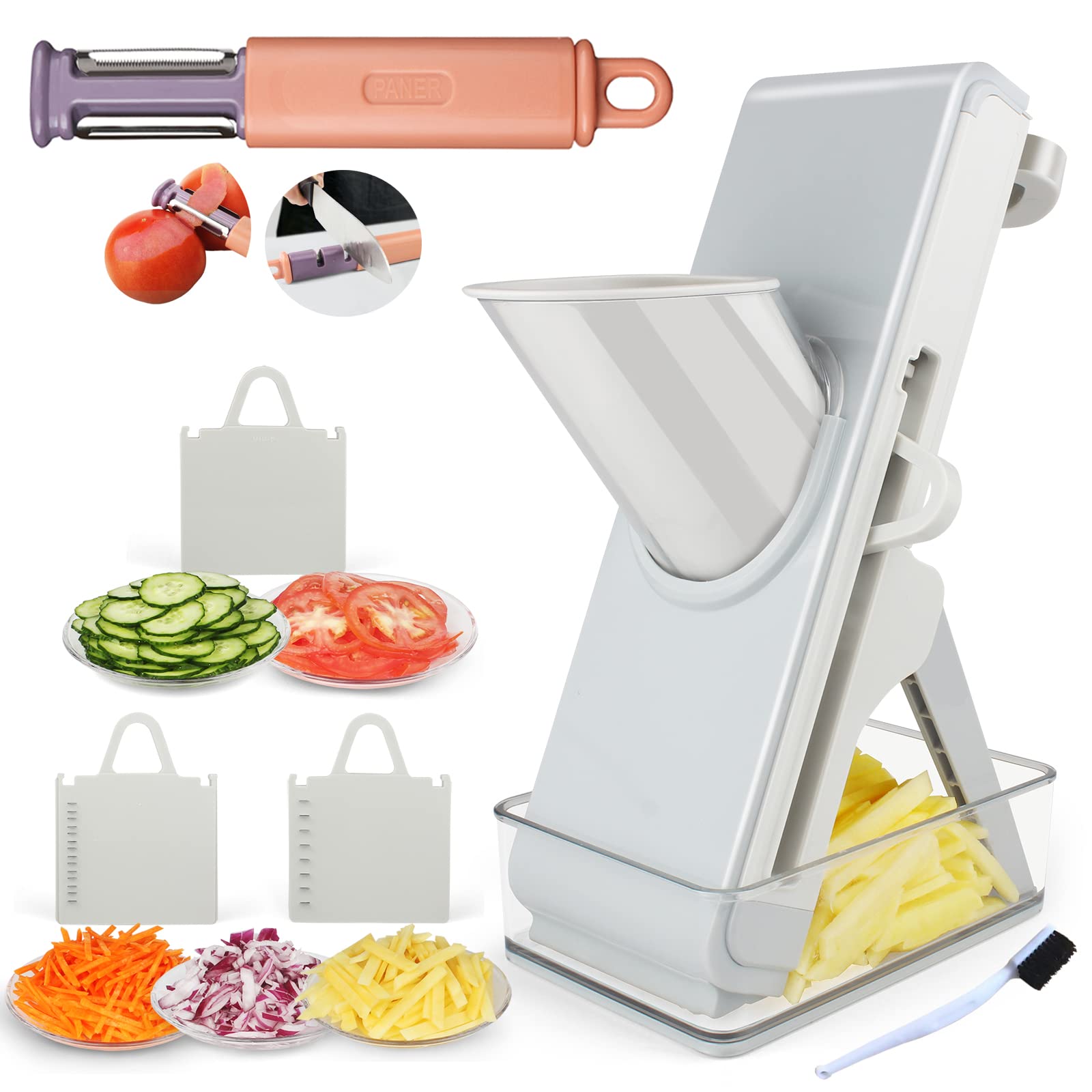 Buy HAIJIN Multi Blade Mandoline Slicer,Safe Vegetable Slicer,Julienne