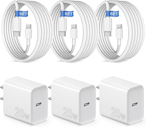 Miniatura 9 de Cargador USB C para iPhone 15, carga rápida tipo C, iPad Pro, bloque de carga rápida USB C de 6 pies compatible con iPhone 15iPhone 15 ProiPhone 15