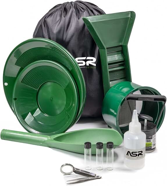 ASR Outdoor Lightweight Backpack Gold Panning Kit image