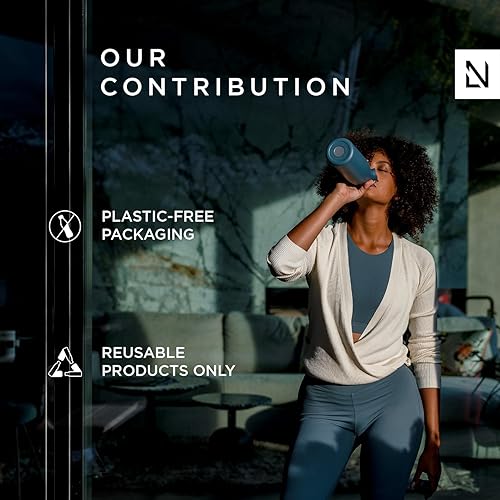 Miniatura 7 de LARS NYSØM Juego de mini saleros y pimenteros  Salero y pimentero de acero inoxidable con diseño minimalista moderno, fácil de rellenar, tamaño