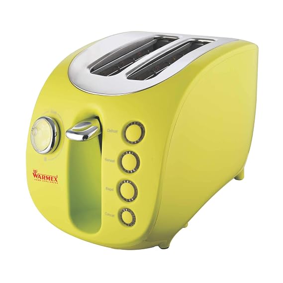 Warmex Home Appliances APT 09 880-Watt Auto Pop Toaster, Green