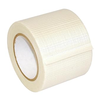 J.V. Converting JVCC Bi-Directional Filament Tape, 4 in. 96mm Actual x 60 yds. Natural