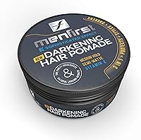 MENFIRST - Hair Pomade for Men - Instant Gray Coverage for Hair and Beard Wax like styling paste tha