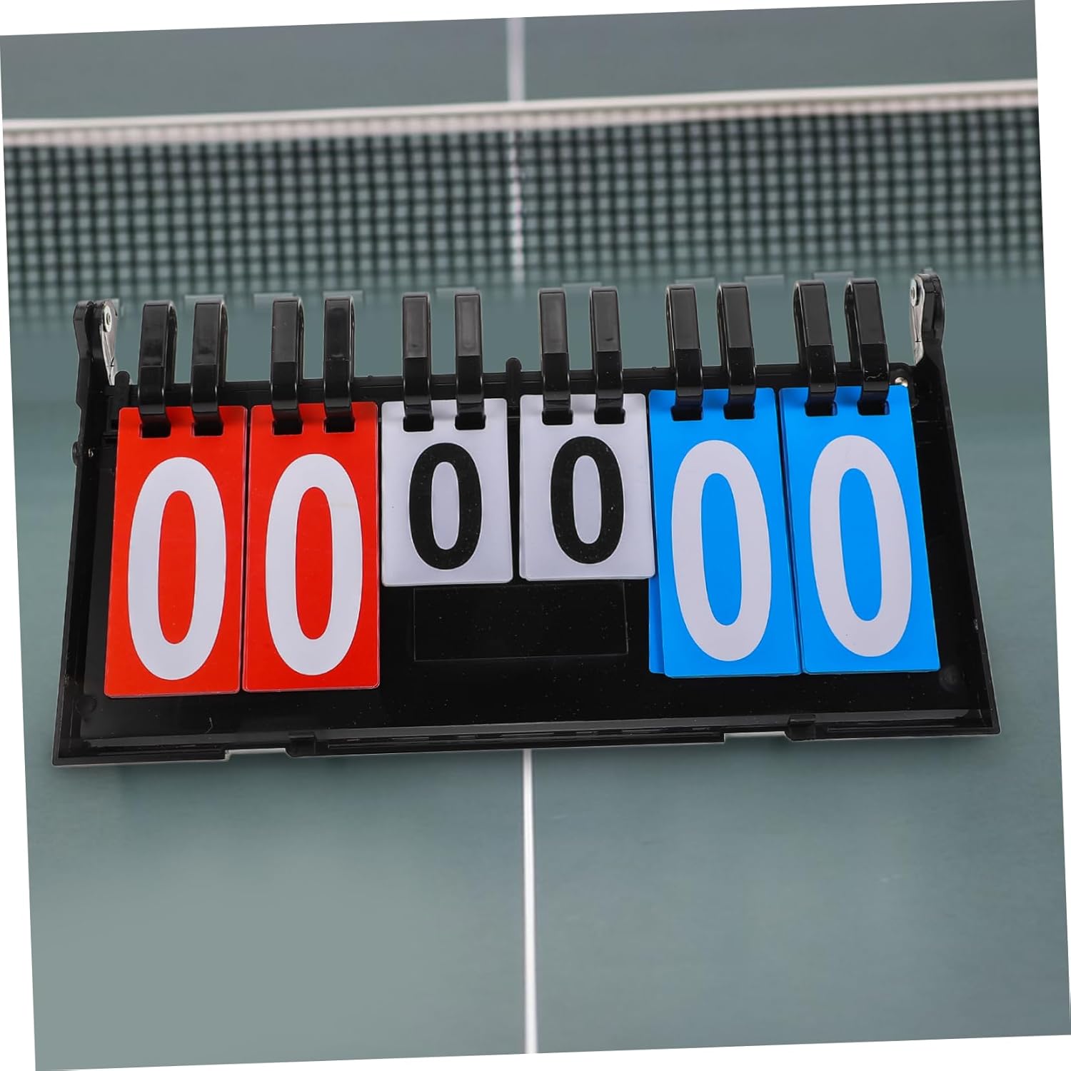 Desk Flipper Scoreboard Multi-Function Scorekeeper for Basketball Soccer Tennis and Table Tennis and Design for Indoor and Outdoor Games Tracking