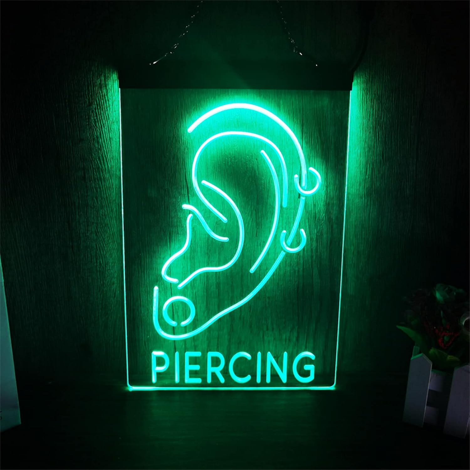 Piercing Beauty Shop LED Neon Signs Home Decor New Year Wall Wedding Bedroom 3D Night Light,F,11.8"x7.9"