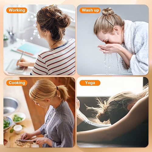 Miniatura 5 de MORGLES - Horquillas grandes de 2.75 pulgadas, color negro, para mujeres y niñas, con caja, 120 unidades (negro, 2.75 pulgadas)