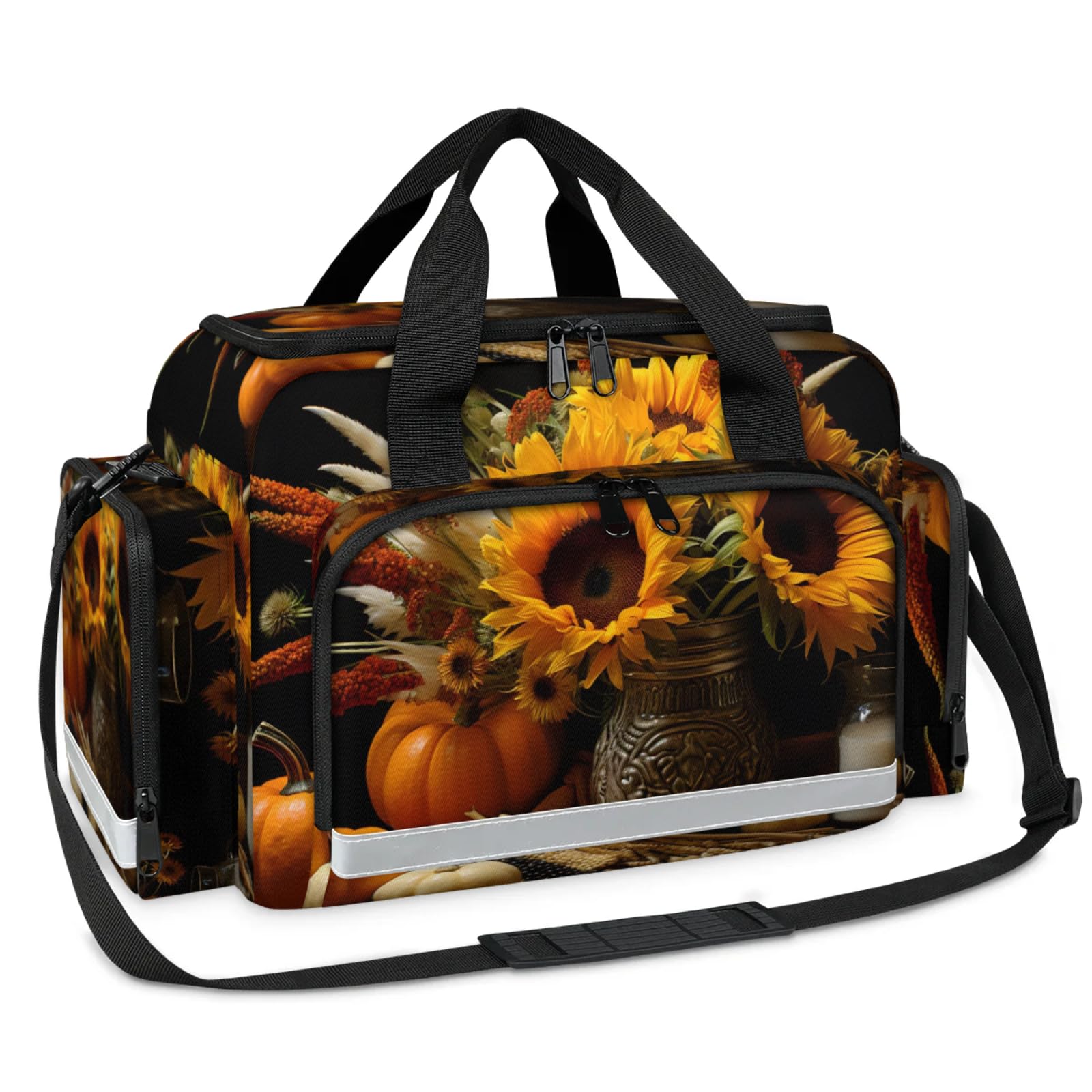 GzLeyigou First Aid Bags Empty, Multiful Fruit Emergency Bag First Aid Kit Multiple Compartment Kit Carrier On Call Trauma Bag For Paramedics Emergency Medical Supplies Kit