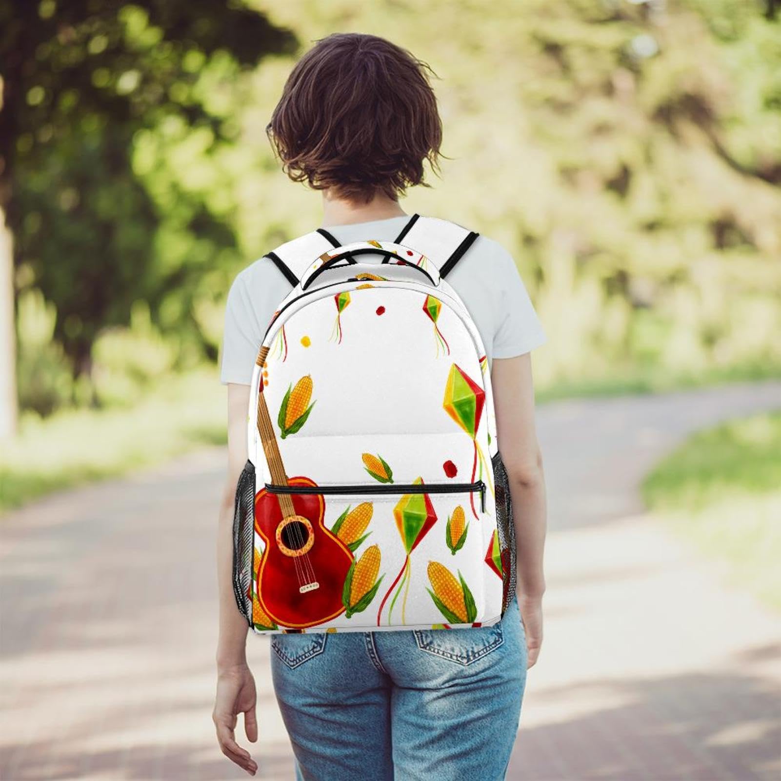 Zaino scolastico per uomini e donne, borsa da viaggio per computer portatile, leggero zaino universitario, zaino casual per libri