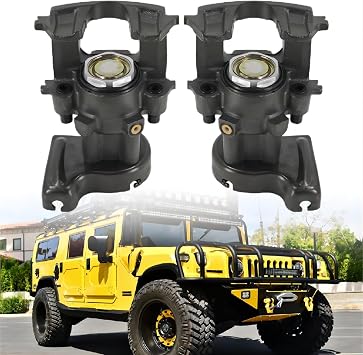 Rear Brake Caliper Fits for Hummer H1 for Humvee/HMMWV M998 M1097 M1152 All M Series 1992-2006 6.6L 6.5L 6.2L 5.7L V8, LH&RH 12342342 12342341 NSN 2530-01-333-6068 2530-01-333-8263