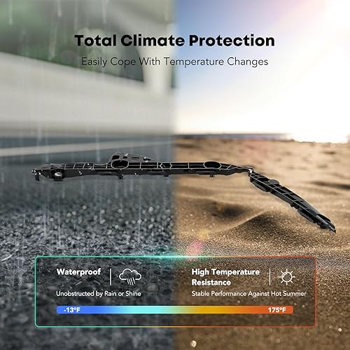 Miniatura 6 de YHTAUTO Retenedor de la cubierta del parachoques del lado del pasajero trasero derecho compatible con Toyota Camry 2018-2024, construido en América
