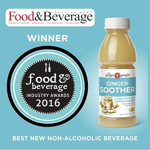 Vista 51 de The Ginger People Calma, jengibre de cúrcuma para digestión y salud digestiva, 32 onzas líquidas