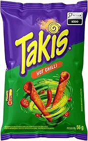 Salgadinho de Milho Takis Hot Chilli Pimenta 56g