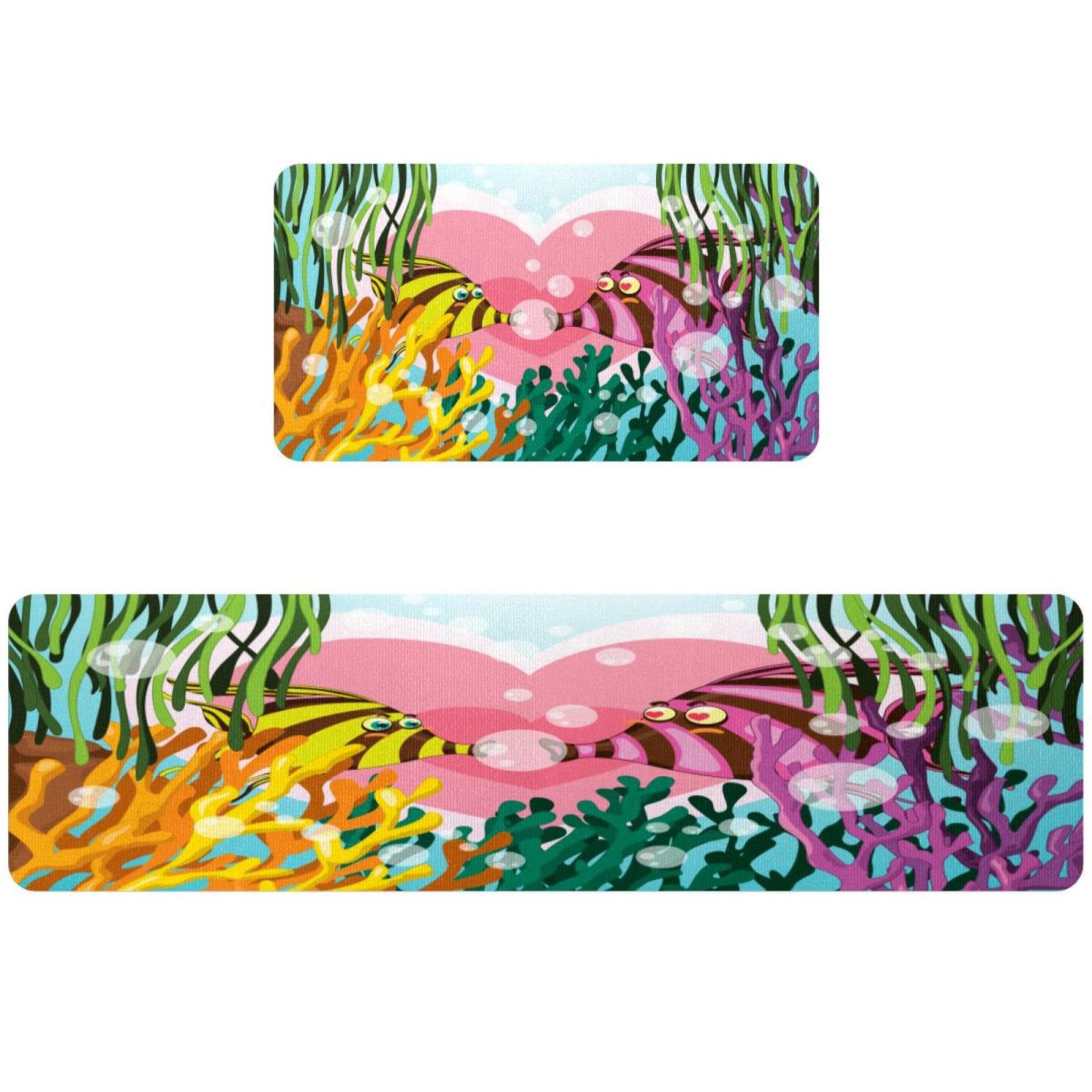 Alfombrillas lavables y absorbentes con base antideslizante para pasillo y cocina