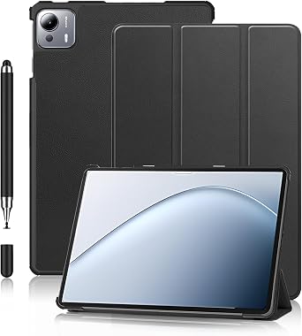 Case for Xiaomi Pad 7 Ultra 14 Inch Tablet,daunke Trifold Stand,With stylus,Waterproof,Anti-Scratch,Slim Durable,Auto Wake/Sleep,Black