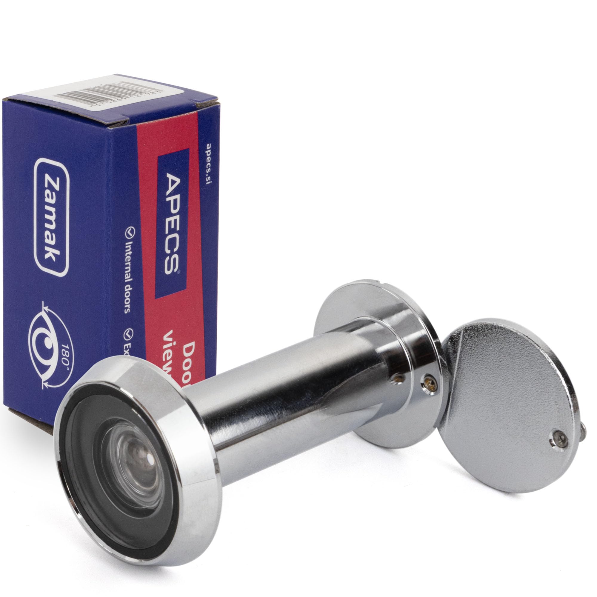 Apecs Chrome 180 Degree Door Viewer Peephole